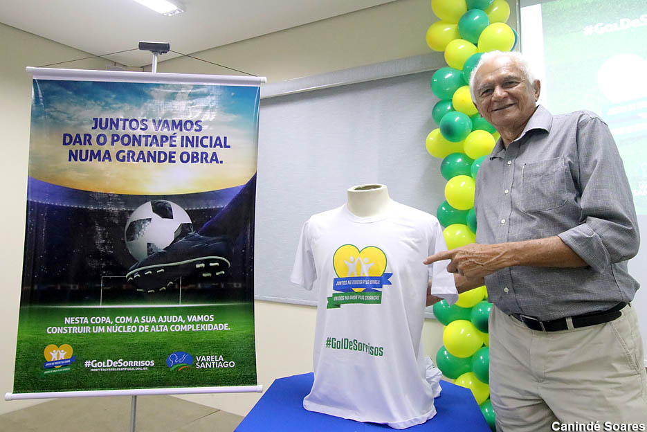 Hospital Infantil Varela Santiago lança campanha para Copa 2018