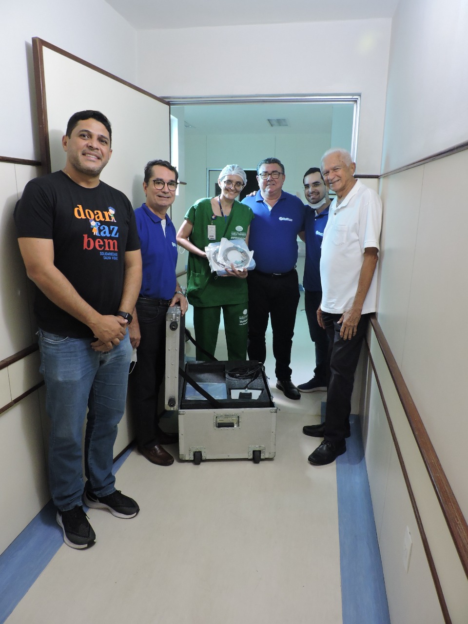 Hospital recebe doação de importante equipamento para procedimentos cirúrgicos