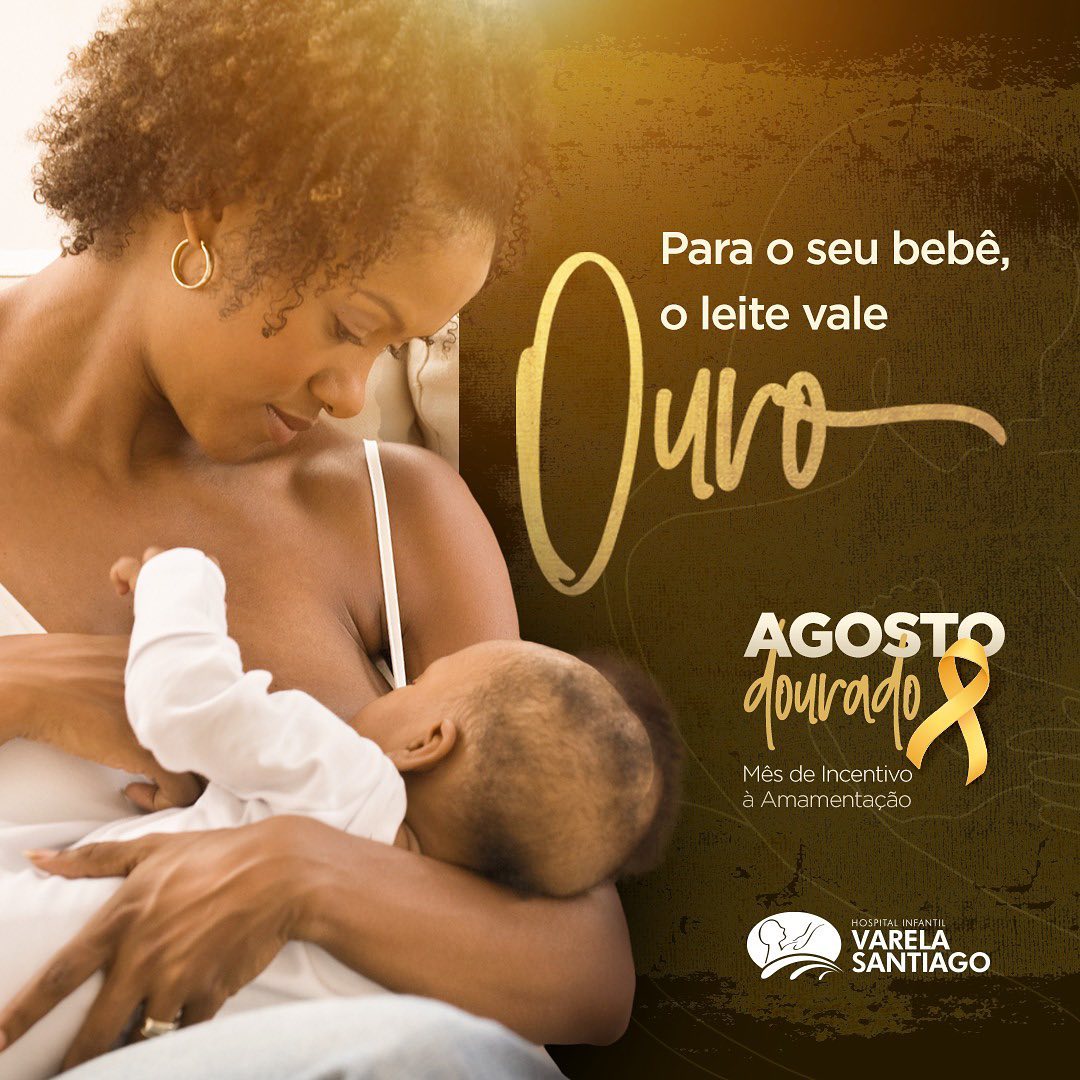 Agosto Dourado: Hospital Infantil Varela Santiago promove atividades educativas de incentivo à amamentação