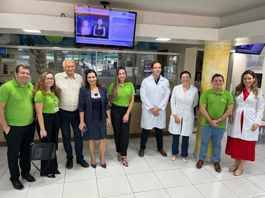 Diretora Presidente da Neoenergia Cosern visita o Hospital Infantil Varela Santiago