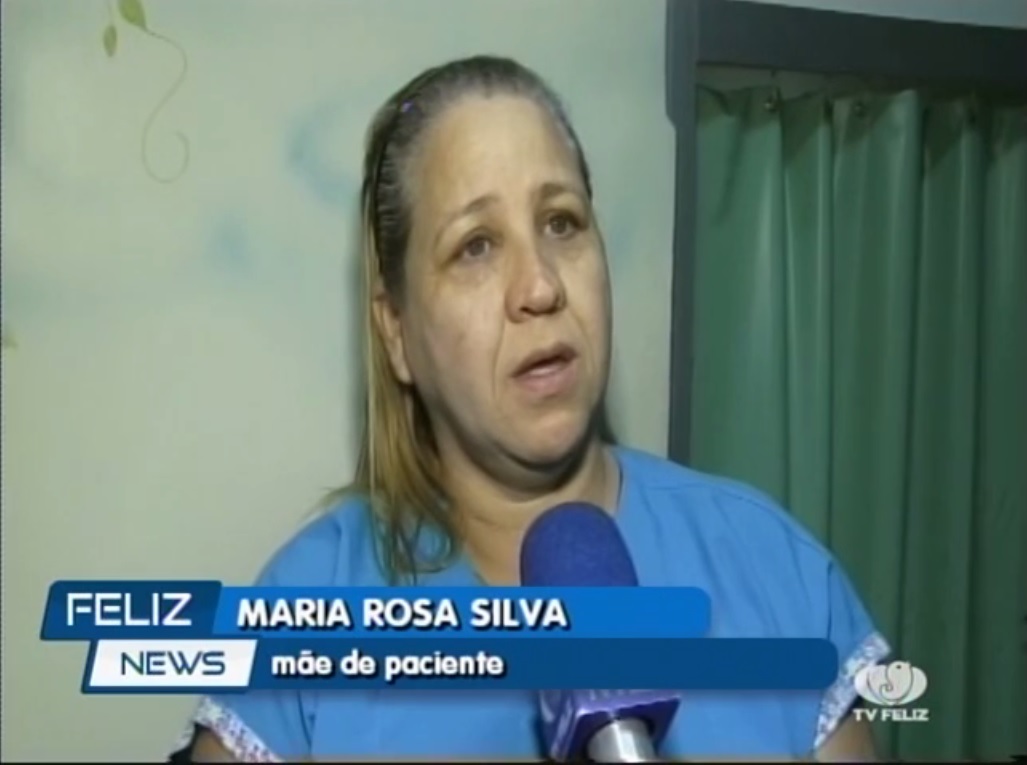 TV Feliz faz reportagem no Varela Santiago a respeito de seu aniversário de 99 anos
