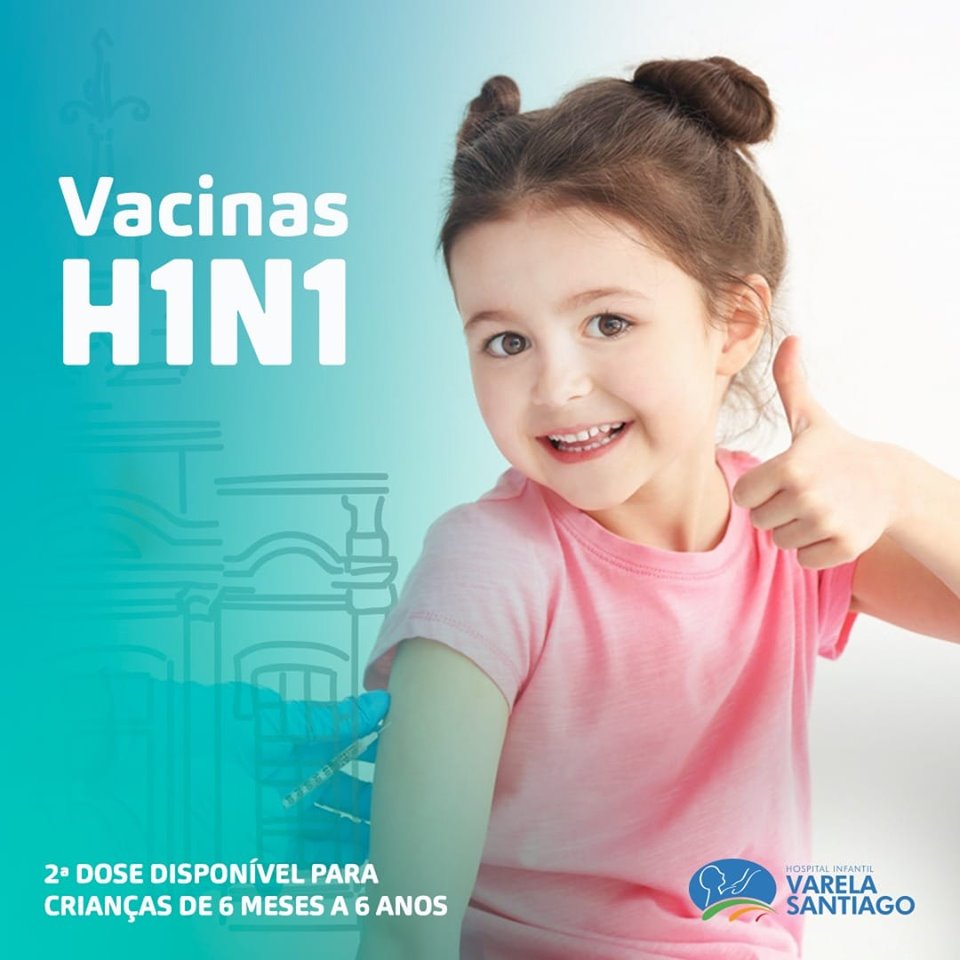 Hospital realiza a 2ª dose da vacina da gripe H1N1