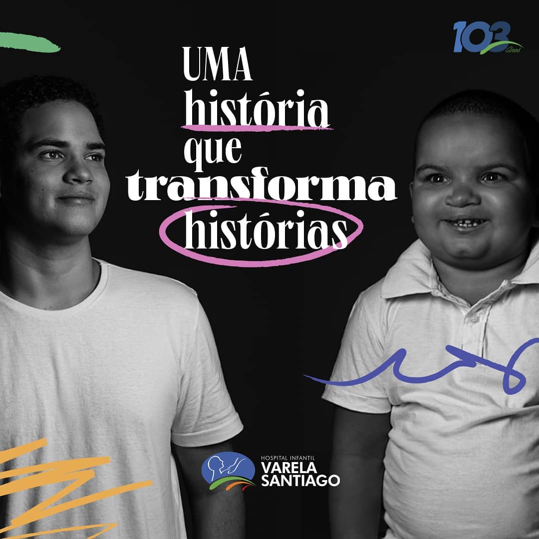 Hospital Infantil Varela Santiago lança campanha publicitária em comemoração aos seus 103 anos de história
