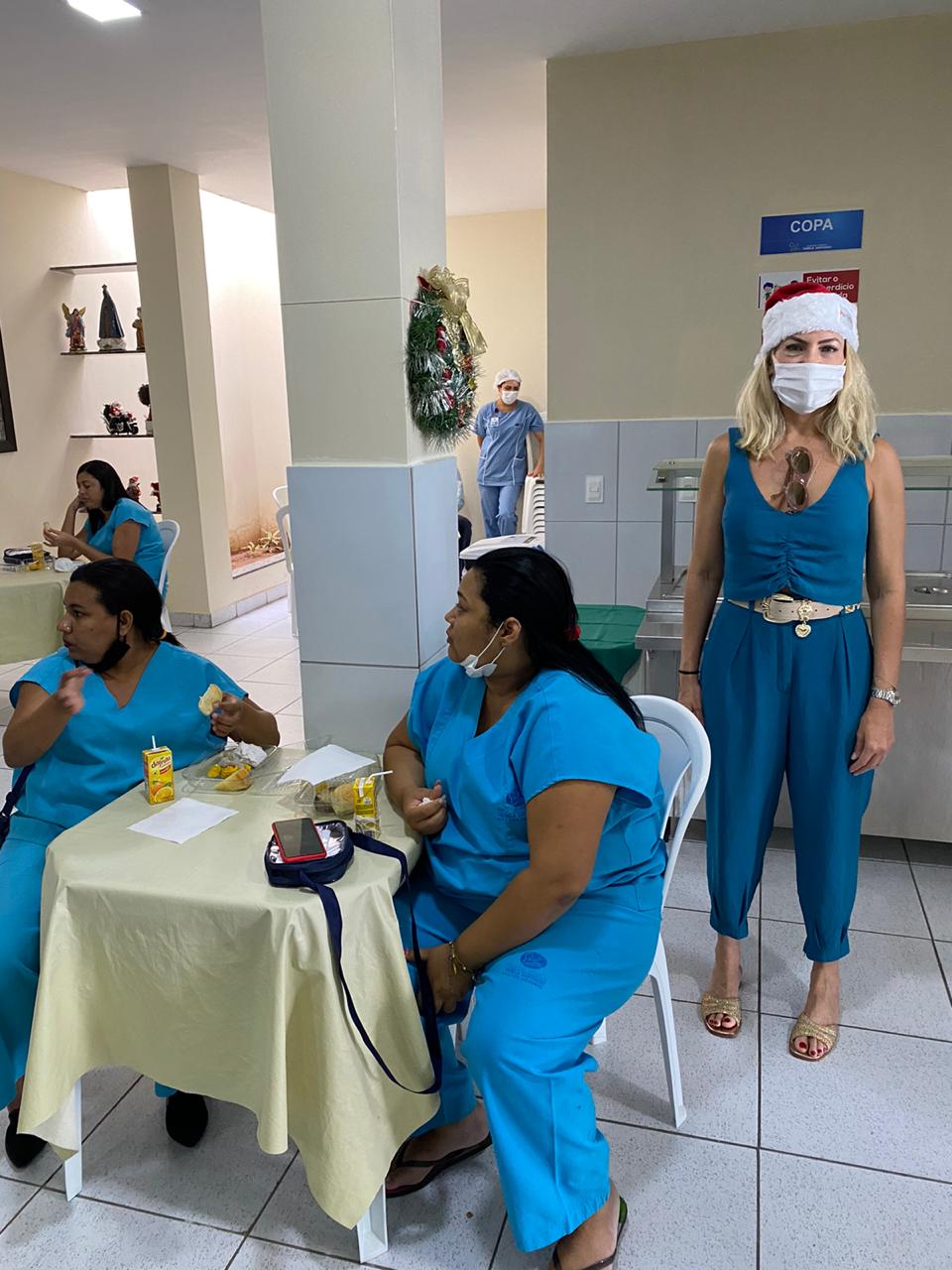 Voluntárias da Casa Nazinha Lamartine realizam lanche especial com mães dos nossos pacientes